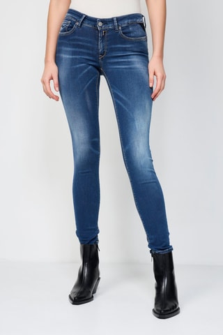 Calças de ganga skinny New Luz - Azul