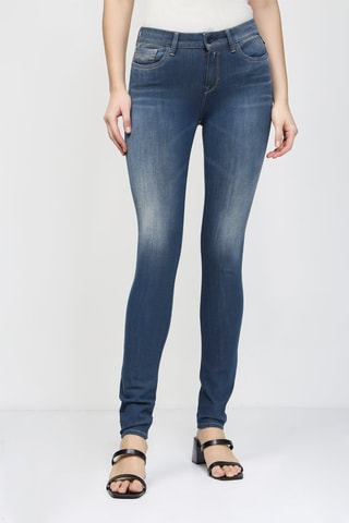 Calças de ganga skinny New Luz - Azul