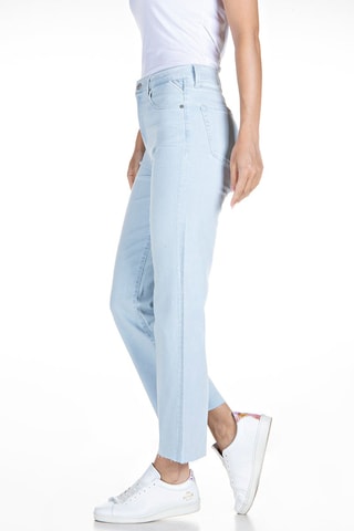 Calças de ganga de cintura subida Wide Leg Reyne - Azul