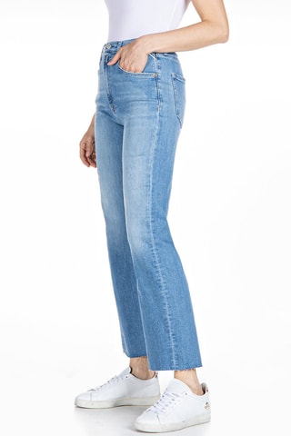 Calças de ganga com cintura subida Wide Leg Reyne - Azul