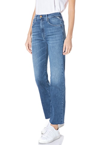 Calças de ganga com cintura subida Wide Leg Reyne - Azul