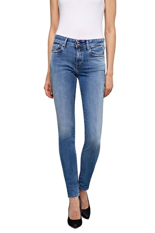 Calças de ganga skinny New Luz - Azul