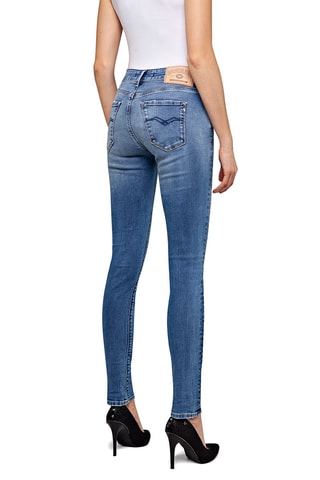 Calças de ganga skinny New Luz - Azul