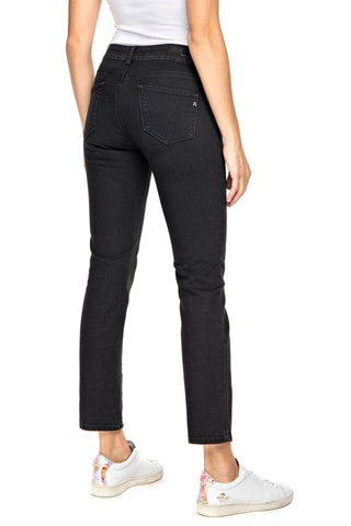 Calças de ganga Slim Faaby - Preto