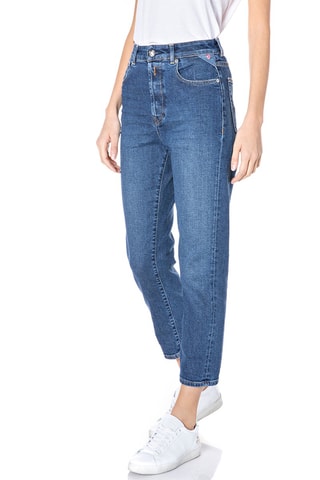 Calças de ganga Mom Fit Tyna - Azul