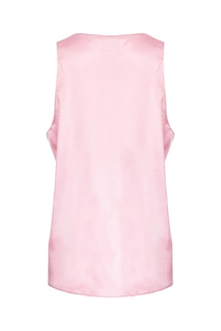 Top em seda - Rosa