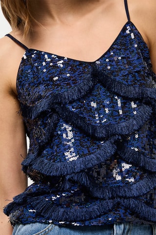 Top - Azul-cobalto