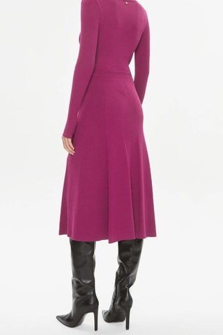 Vestido midi - Fúcsia