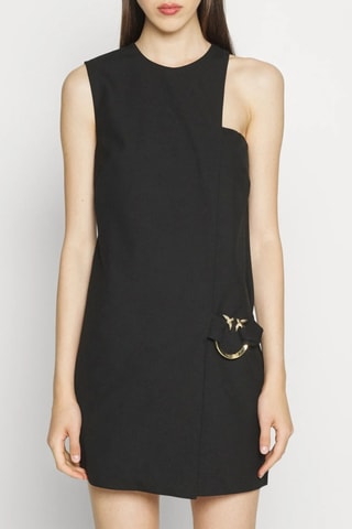 Vestido assimétrico - Preto