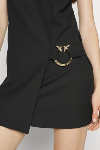 Vestido assimétrico - Preto