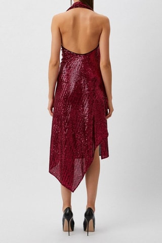 Vestido assimétrico - Vermelho