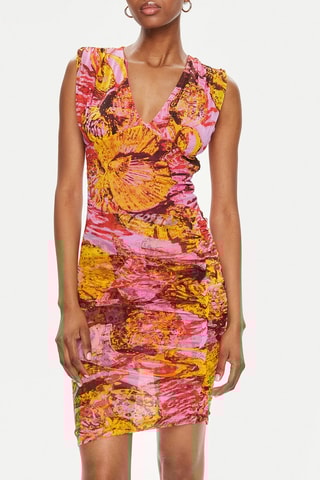 Vestido justo - Rosa