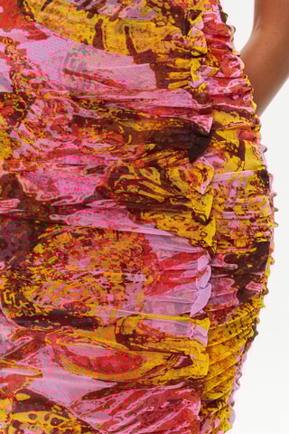 Vestido justo - Rosa