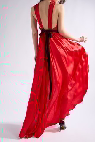 Vestido comprido - Vermelho