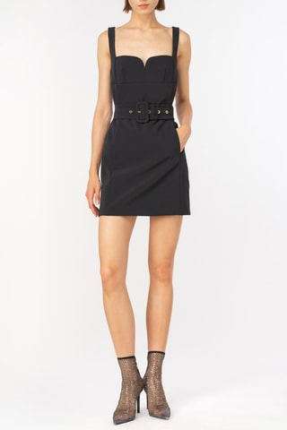 Vestido direito - Preto