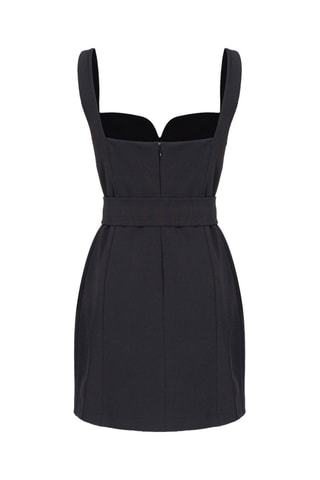 Vestido direito - Preto