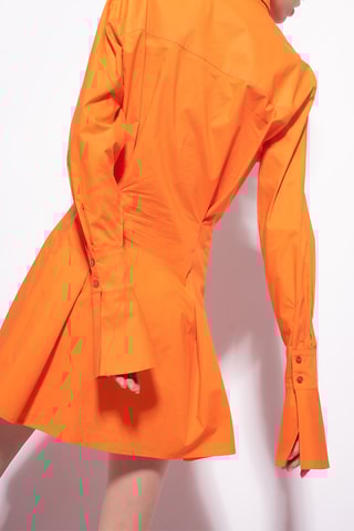 Vestido-camisa - Laranja