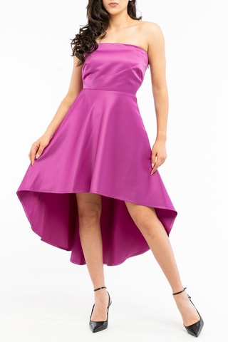 Vestido assimétrico 
Violeta
