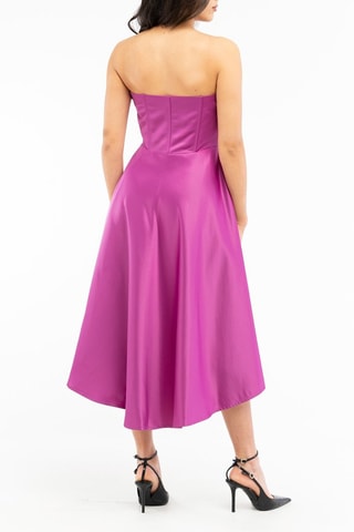 Vestido assimétrico 
Violeta