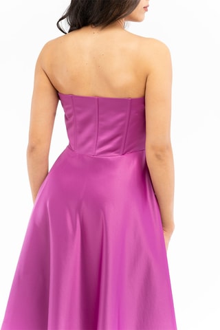 Vestido assimétrico 
Violeta
