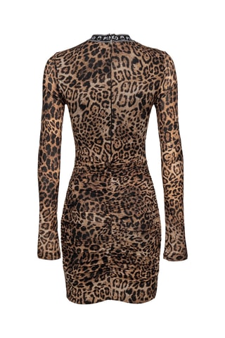 Vestido justo - Castanho