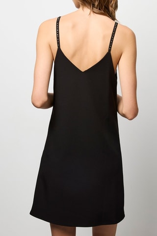 Vestido direito - Preto