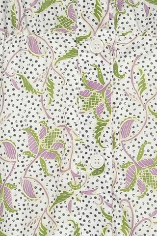 Robe patineuse - Blanc et vert