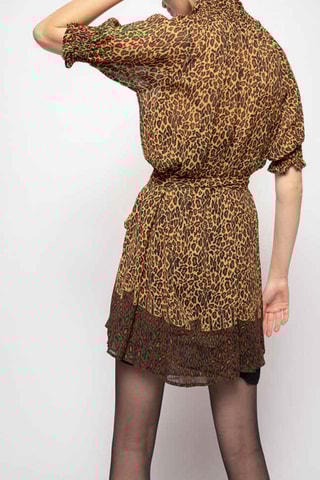 Vestido - Amarelo e preto
