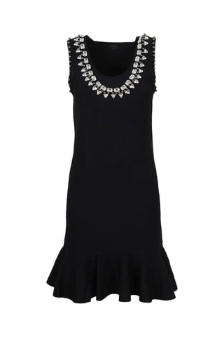Vestido direito - Preto