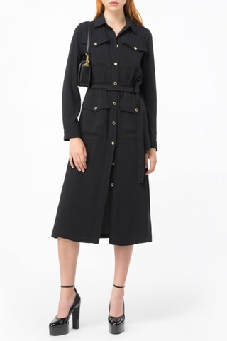 Vestido-camisa - Preto