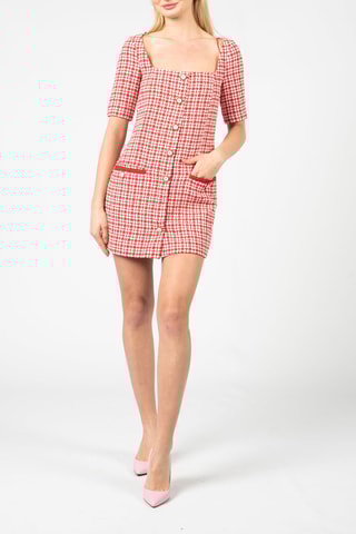 Vestido-camisa - Vermelho