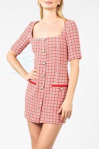 Vestido-camisa - Vermelho