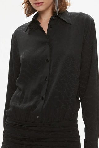 Vestido de seda - Preto