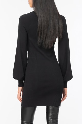 Vestido justo - Preto