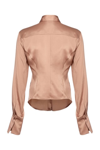 Camisa em seda - Rosa