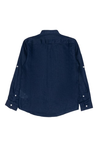 Camisa em linho - Azul