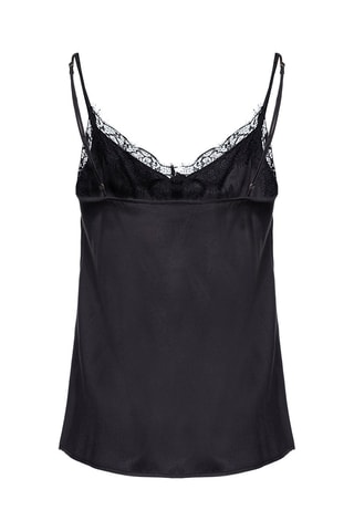 Camisola interior em seda - Preto