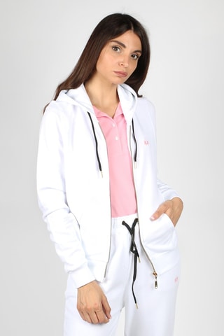 Sweat com capuz 
Branco