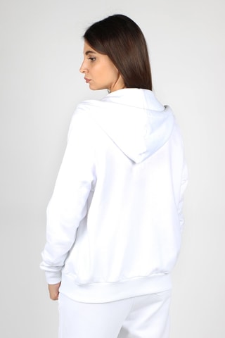 Sweat com capuz 
Branco