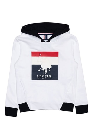 Sweat com capuz - Branco
