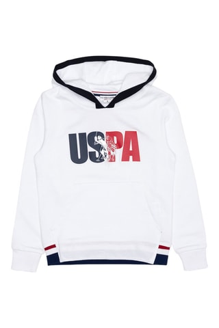 Sweat com capuz - Branco