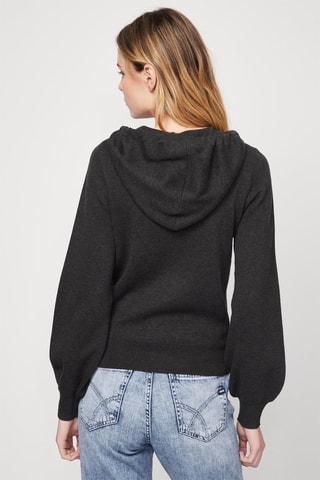 Sweat com capuz Halle - Antracite mesclado