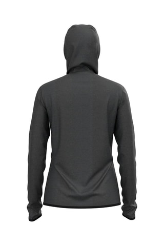 Sweat polar com capuz Cinzento-escuro mesclado