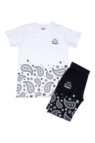 T-shirt e calções - Branco