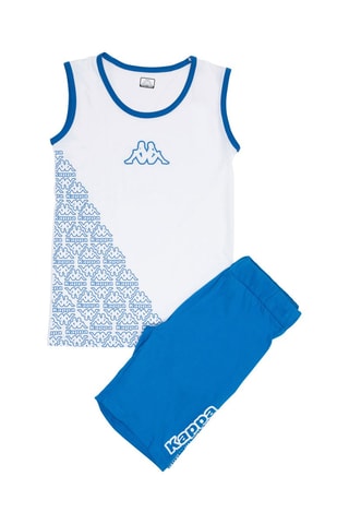 Camisola de alças e calções - Branco