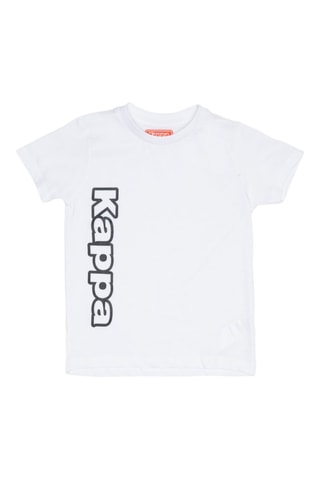 T-shirt e calções - Branco e preto