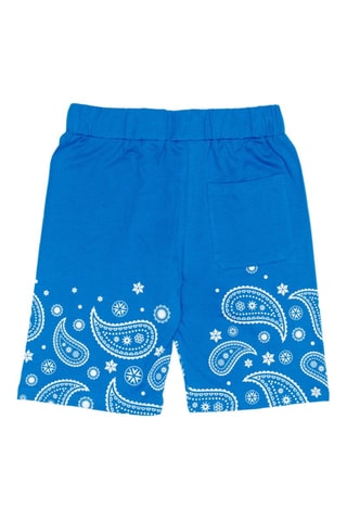 T-shirt e calções - Azul-eléctrico