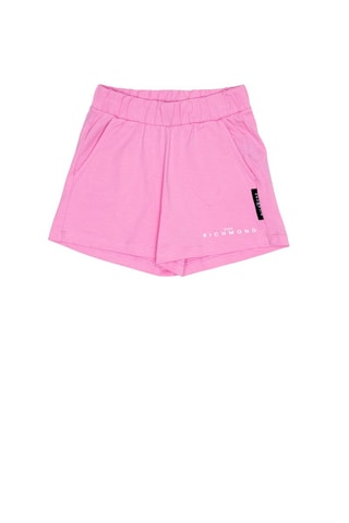 T-shirt e calções - Rosa e branco