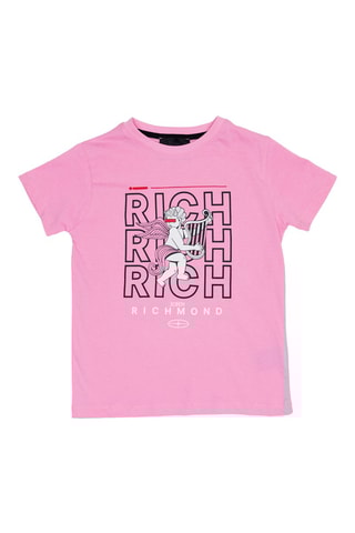 T-shirt e calções - Rosa e preto