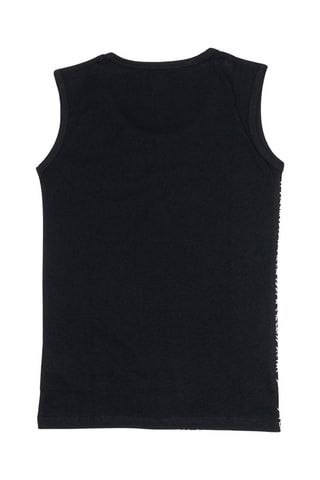 Camisola de alças e calções - Preto